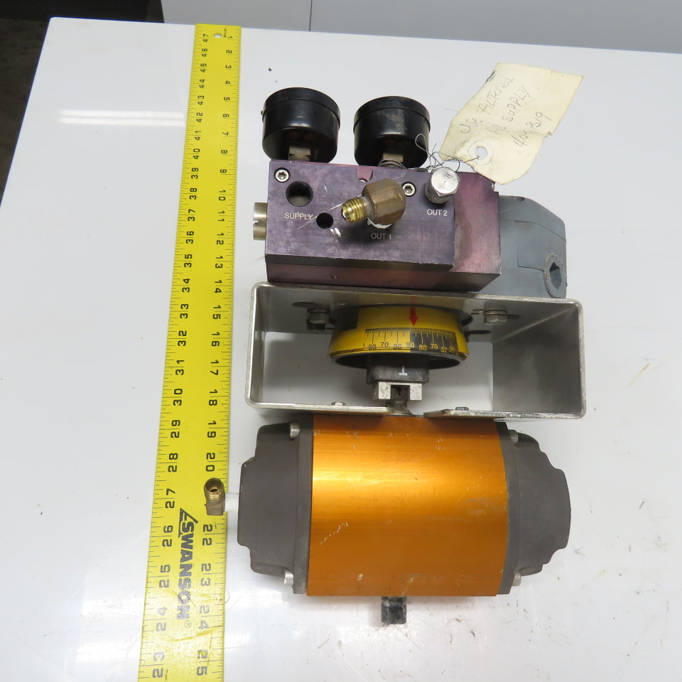 Westlock 5230NIEHKA0AN Icot 5000 Valve Positioner 18-24VDC W/ 15H39SNR6 Actuator