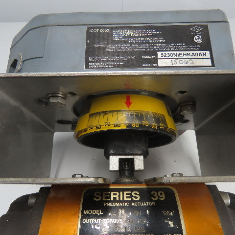 Westlock 5230NIEHKA0AN Icot 5000 Valve Positioner 18-24VDC W/ 15H39SNR6 Actuator