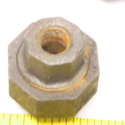 Grinnell Union 1/4" NPT Class 150 Black Pipe Malleable Iron Fitting Lot of 6