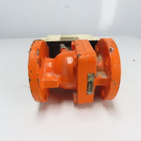 El-O-Matic ES 65-4/A/L2 Pneumatic Actuator Valve 2" DIPFA CD4MC/PFA
