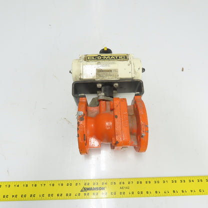 El-O-Matic ES 65-4/A/L2 Pneumatic Actuator Valve 2" DIPFA CD4MC/PFA