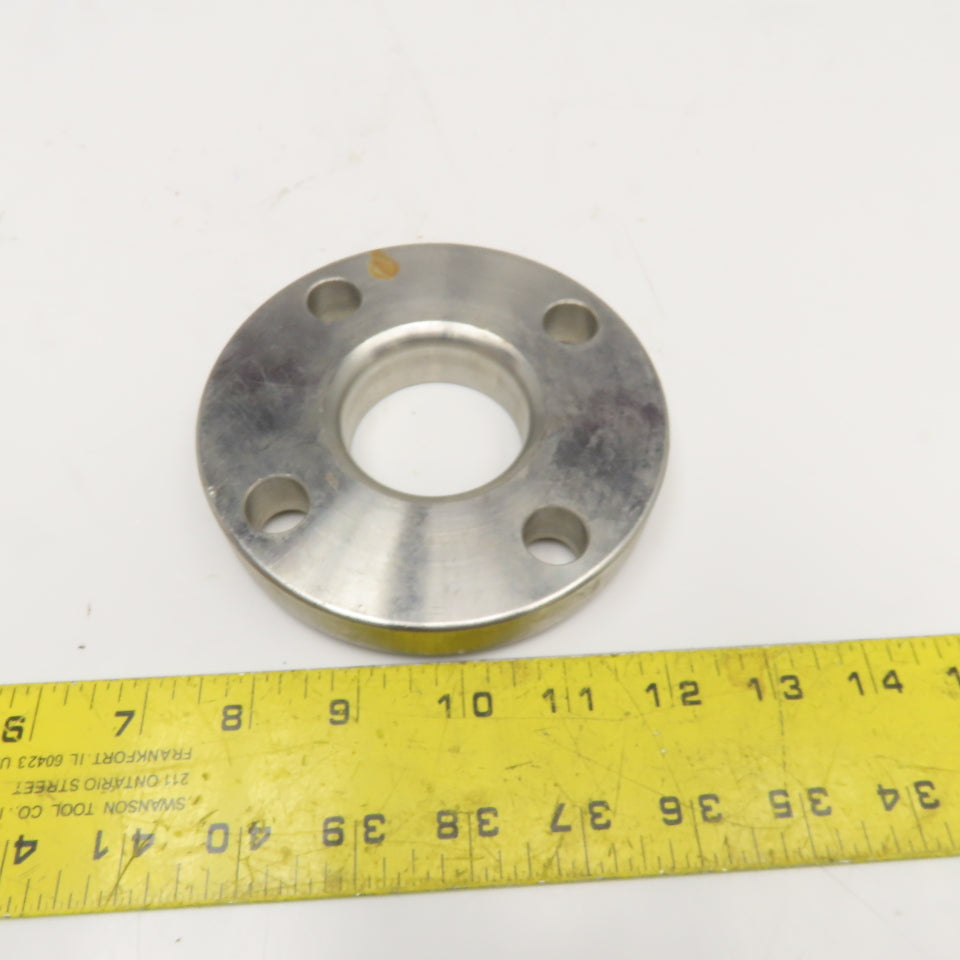Echjay 1-1/2" Raised Face 150 Stainless Steel Butt Weld Flange F304/L B16.5