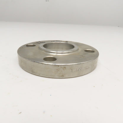 Echjay 1-1/2" Raised Face 150 Stainless Steel Butt Weld Flange F304/L B16.5