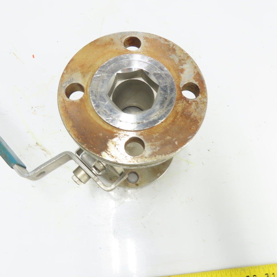 Velan 1-1/2" Ball Valve CF8M Seat MPTFE 720PSIG 316 Ball Stem 00313-SSEAE