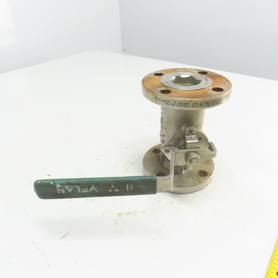 Velan 1-1/2" Ball Valve CF8M Seat MPTFE 720PSIG 316 Ball Stem 00313-SSEAE