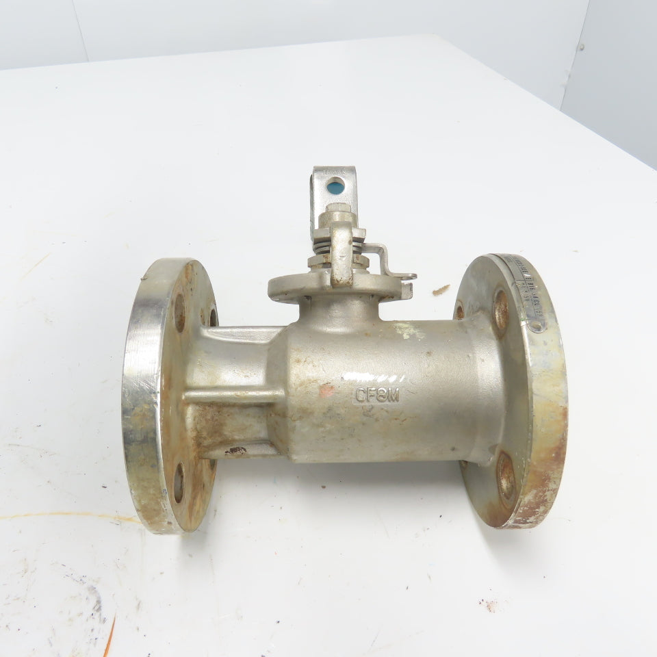 Velan 1-1/2" Ball Valve CF8M Seat MPTFE 720PSIG 316 Ball Stem 00313-SSEAE