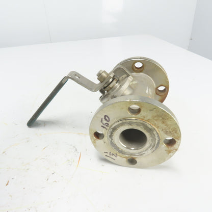Velan 1-1/2" Ball Valve CF8M Seat MPTFE 720PSIG 316 Ball Stem 00313-SSEAE