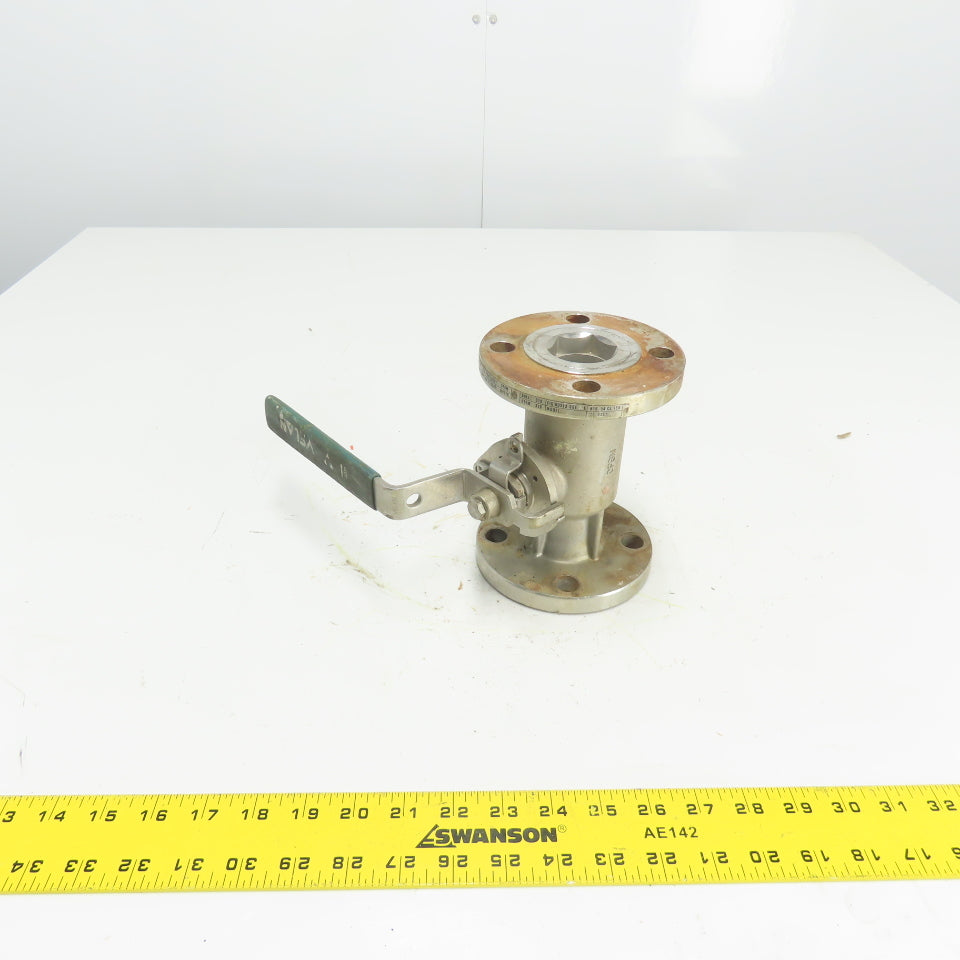 Velan 1-1/2" Ball Valve CF8M Seat MPTFE 720PSIG 316 Ball Stem 00313-SSEAE