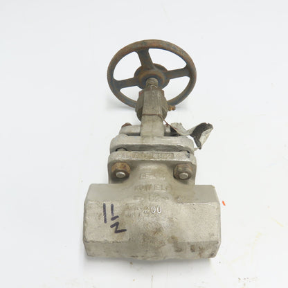 Powell A-5749-2 1-1/2" Flanged Stainless Steel Globe Valve CF8M