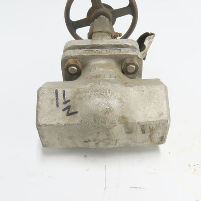Powell A-5749-2 1-1/2" Flanged Stainless Steel Globe Valve CF8M