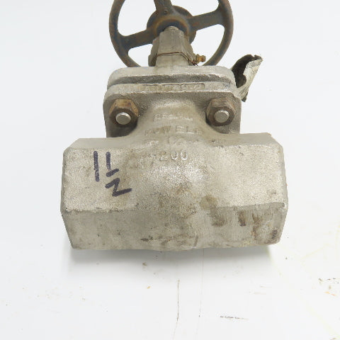 Powell A-5749-2 1-1/2" Flanged Stainless Steel Globe Valve CF8M
