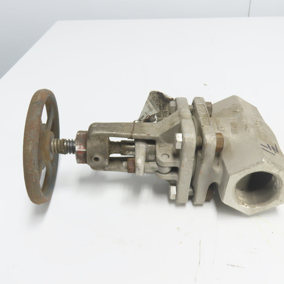 Powell A-5749-2 1-1/2" Flanged Stainless Steel Globe Valve CF8M