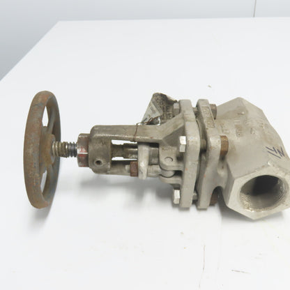 Powell A-5749-2 1-1/2" Flanged Stainless Steel Globe Valve CF8M