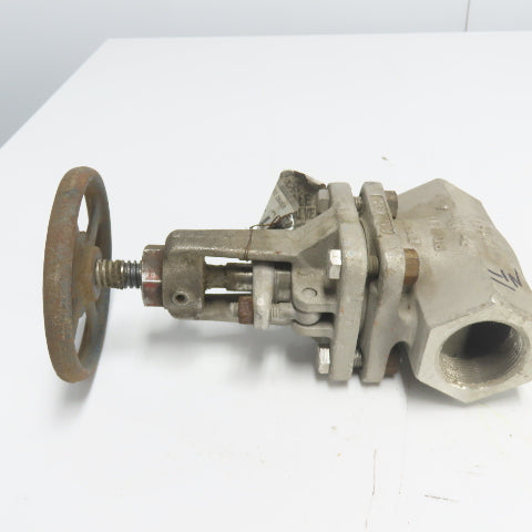 Powell A-5749-2 1-1/2" Flanged Stainless Steel Globe Valve CF8M