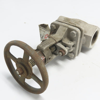 Powell A-5749-2 1-1/2" Flanged Stainless Steel Globe Valve CF8M