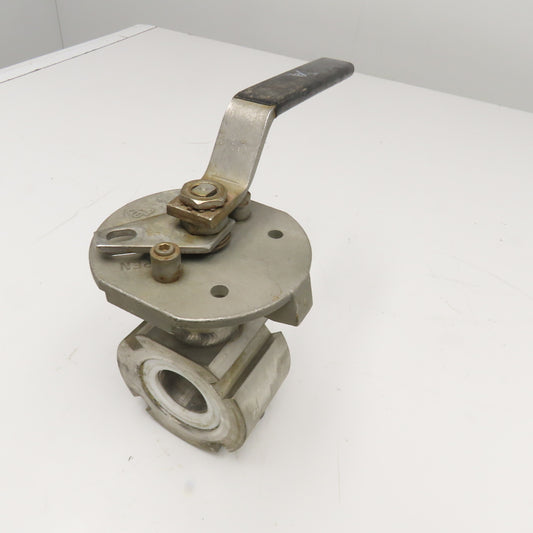 TBV 1-1/2" Ball Valve PTFE Liner No Flanges