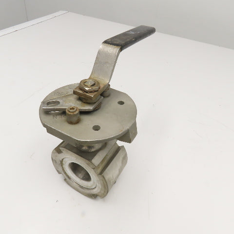 TBV 1-1/2" Ball Valve PTFE Liner No Flanges