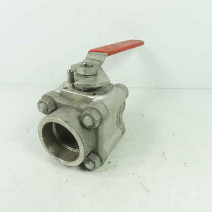 Worcester 4466PMSW 1-1/2" Ball valve CF8M Trim 316 Seat Polyfill CWP1440