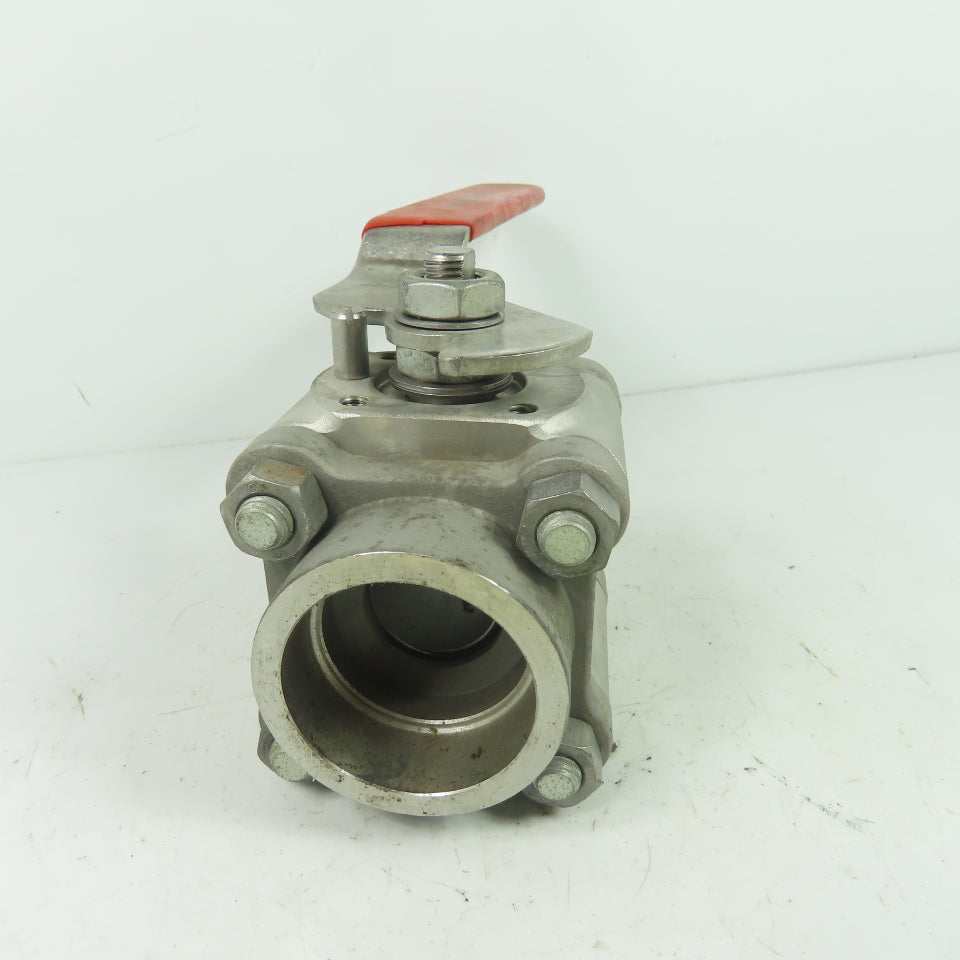Worcester 4466PMSW 1-1/2" Ball valve CF8M Trim 316 Seat Polyfill CWP1440
