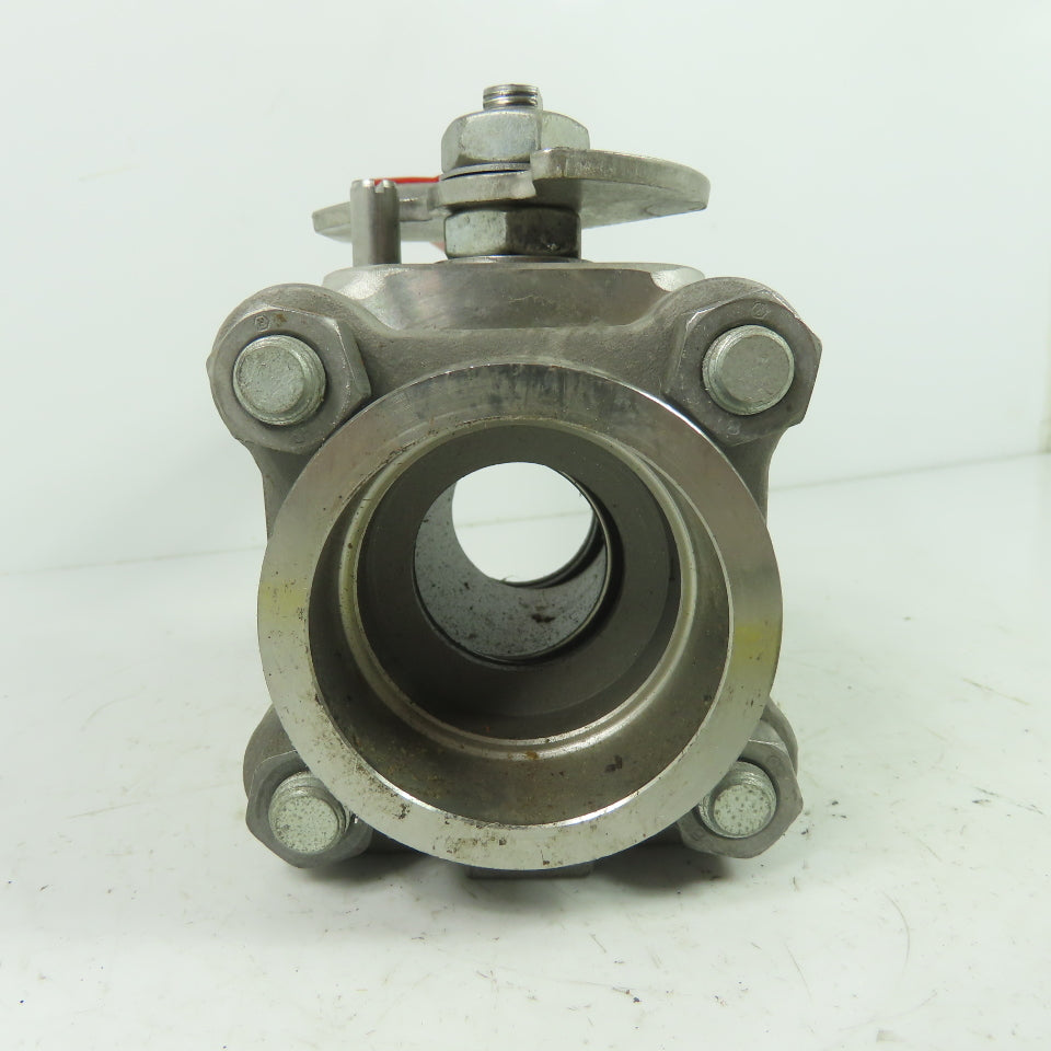 Worcester 4466PMSW 1-1/2" Ball valve CF8M Trim 316 Seat Polyfill CWP1440