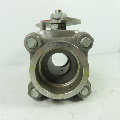 Worcester 4466PMSW 1-1/2" Ball valve CF8M Trim 316 Seat Polyfill CWP1440