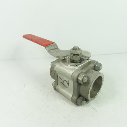 Worcester 4466PMSW 1-1/2" Ball valve CF8M Trim 316 Seat Polyfill CWP1440