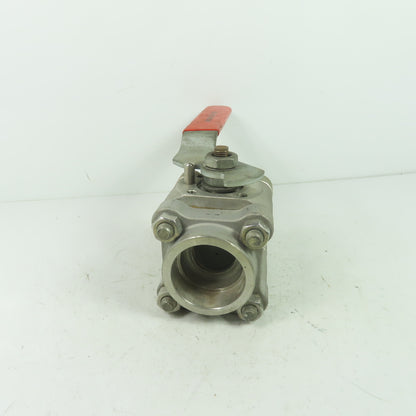 Worcester PT4466GGSW 1-1/2" Ball Valve CF8M Trim 316 Seat SS CWP1000