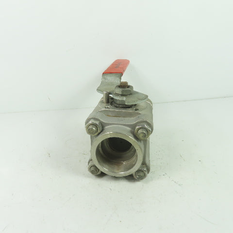 Worcester PT4466GGSW 1-1/2" Ball Valve CF8M Trim 316 Seat SS CWP1000