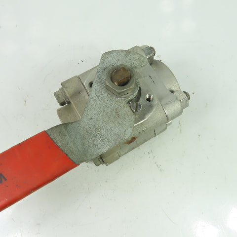 Worcester PT4466GGSW 1-1/2" Ball Valve CF8M Trim 316 Seat SS CWP1000