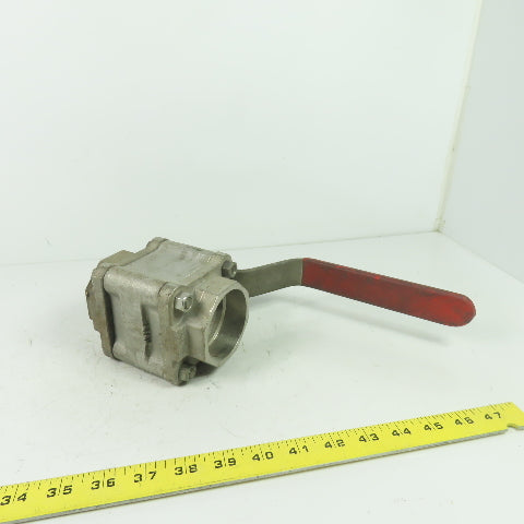 Worcester PT4466GGSW 2" Stainless Ball Valve CF8M R16CWP1500