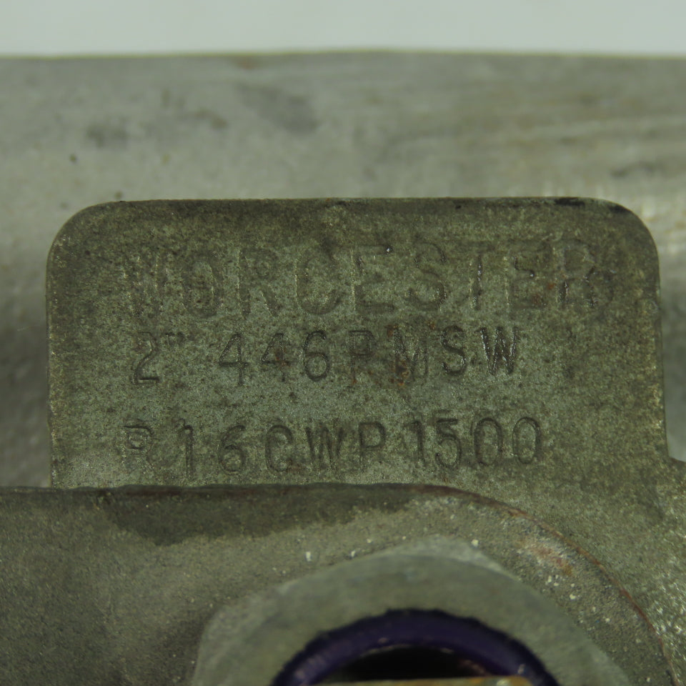 Worcester PT4466GGSW 2" Stainless Ball Valve CF8M R16CWP1500
