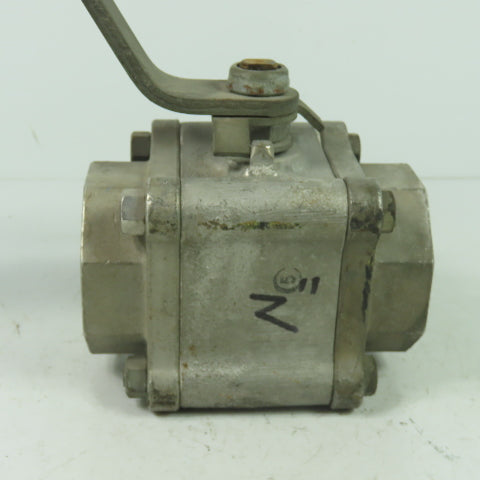 Worcester PT4466GGSW 2" Stainless Ball Valve CF8M R16CWP1500