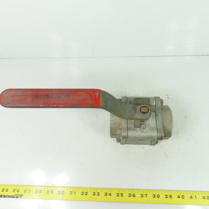 Worcester PT4466GGSW 2" Stainless Ball Valve CF8M R16CWP1500