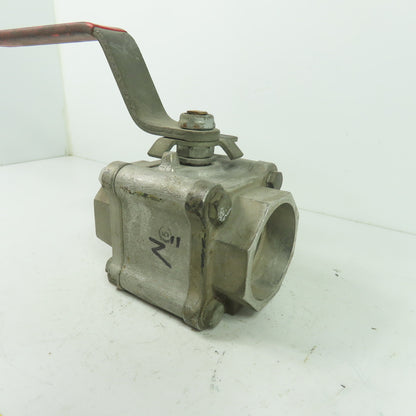 Worcester PT4466GGSW 2" Stainless Ball Valve CF8M R16CWP1500
