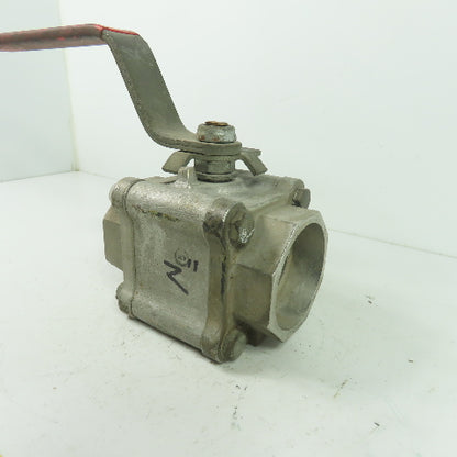 Worcester PT4466GGSW 2" Stainless Ball Valve CF8M R16CWP1500