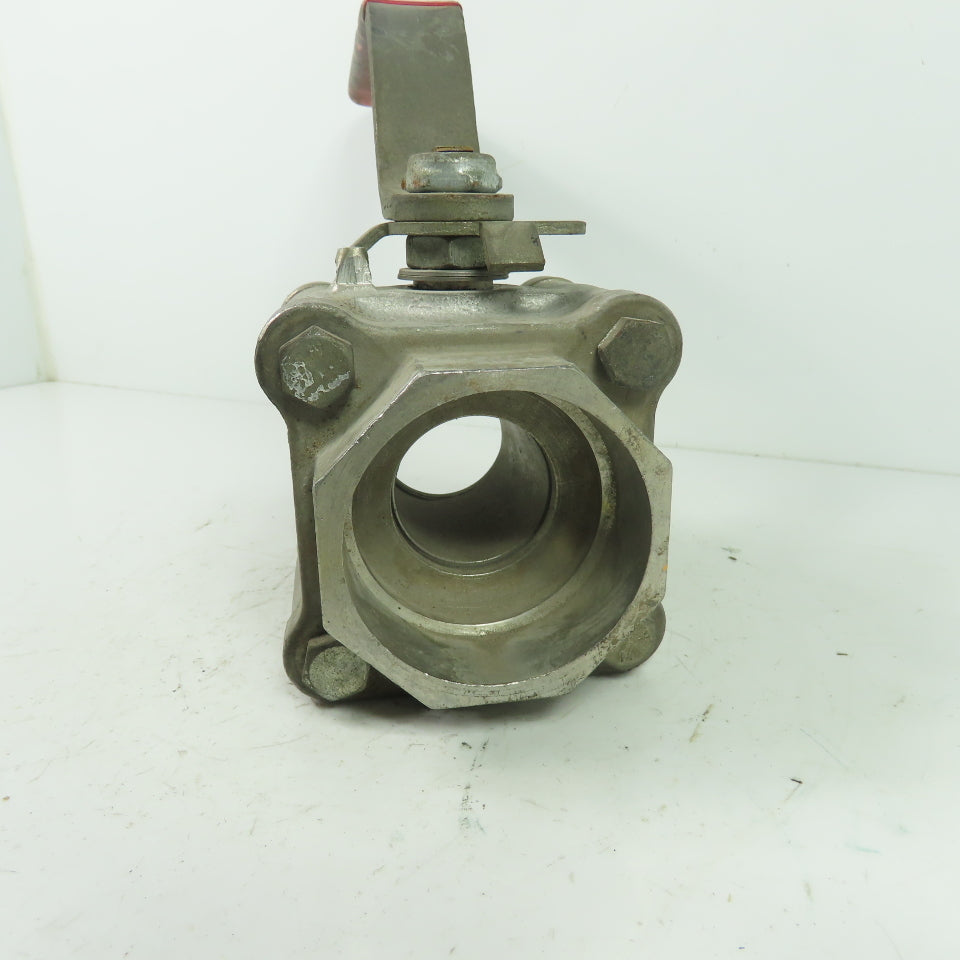 Worcester PT4466GGSW 2" Stainless Ball Valve CF8M R16CWP1500