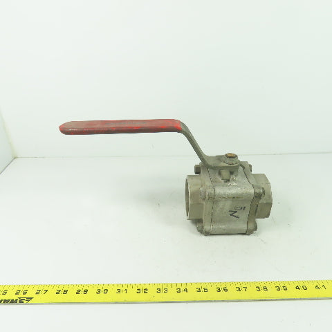 Worcester PT4466GGSW 2" Stainless Ball Valve CF8M R16CWP1500