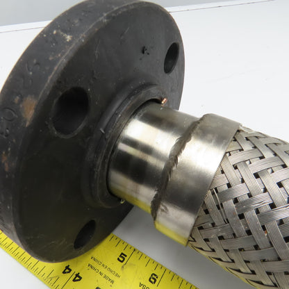 2-1/2" x 2" Flange Flexible Braided Stainless Steel Adaptor Union 12"