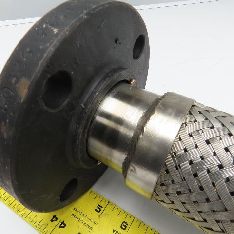 2-1/2" x 2" Flange Flexible Braided Stainless Steel Adaptor Union 12"