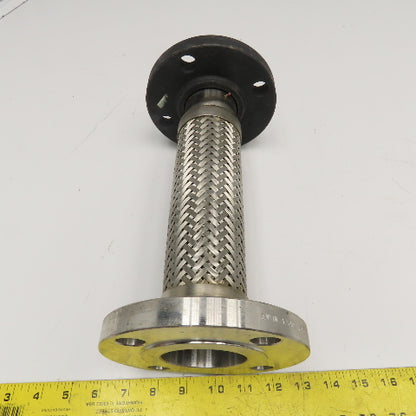 2-1/2" x 2" Flange Flexible Braided Stainless Steel Adaptor Union 12"