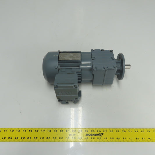 Sew Eurodrive RF17D171DVASB1 0.37KW Gear Motor 3Ph 277/480V 1700RPM