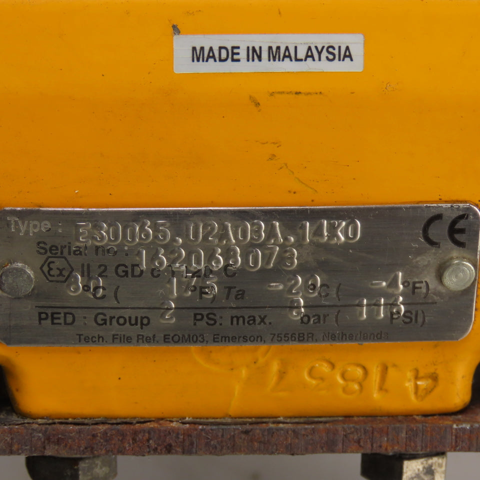 El-O-Matic ES0065.U2A03A.14K0 Pneumatic Valve Actuator 116PSI W/ Indicator