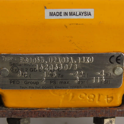 El-O-Matic ES0065.U2A03A.14K0 Pneumatic Valve Actuator 116PSI W/ Indicator
