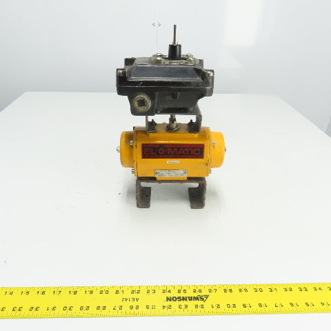 El-O-Matic ES0065.U2A03A.14K0 Pneumatic Valve Actuator 116PSI W/ Indicator
