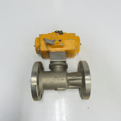 El-O-Matic ES0100.02A04A.19K0 Pneumatic Valve Actuator 116PSI W/ 2" Ball Valve