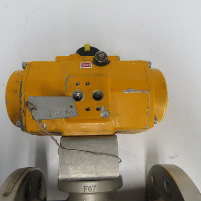 El-O-Matic ES0100.02A04A.19K0 Pneumatic Valve Actuator 116PSI W/ 2" Ball Valve