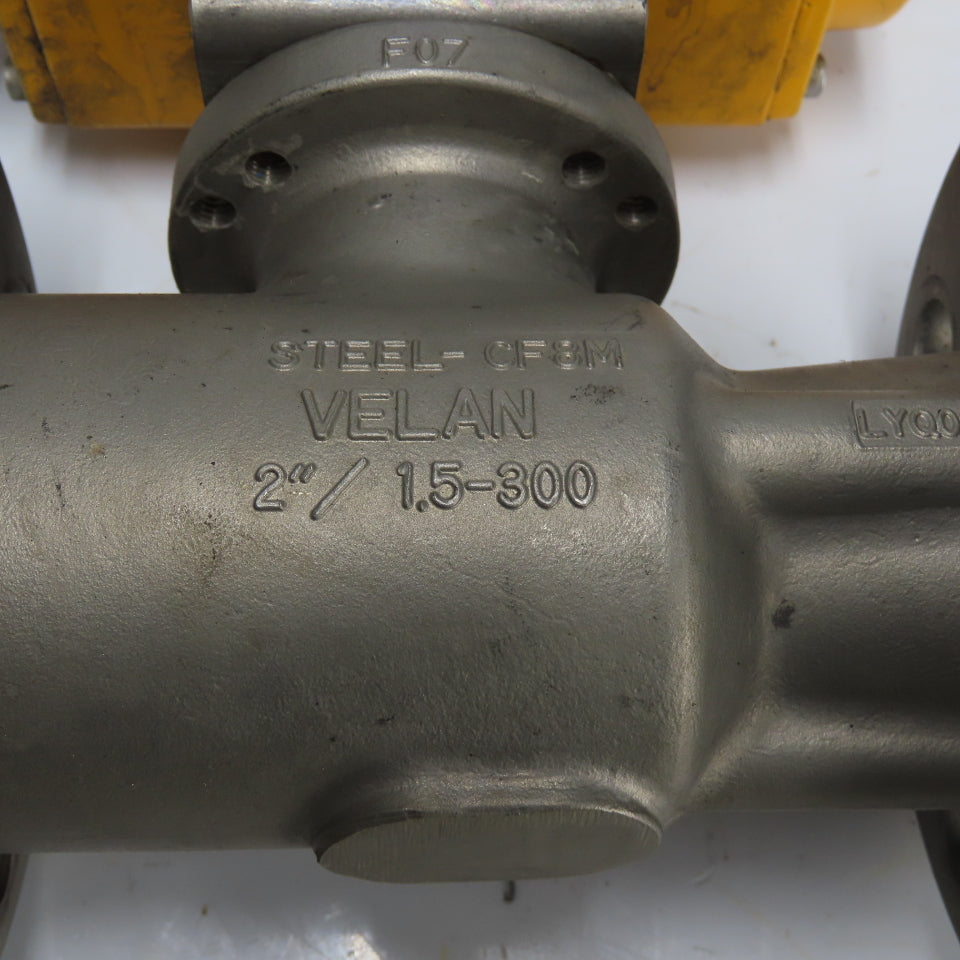 El-O-Matic ES0100.02A04A.19K0 Pneumatic Valve Actuator 116PSI W/ 2" Ball Valve