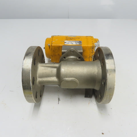 El-O-Matic ES0100.02A04A.19K0 Pneumatic Valve Actuator 116PSI W/ 2" Ball Valve