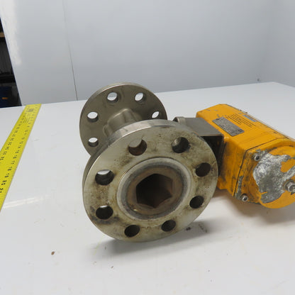 El-O-Matic ES0100.02A04A.19K0 Pneumatic Valve Actuator 116PSI W/ 2" Ball Valve