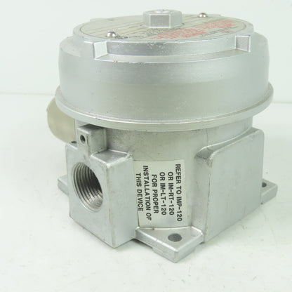 United Electric Controls J120 Model 9778 156 Pressure Switch 15A 480VAC 100PSI